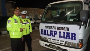 Polres Pekalongan Kota Gencarkan Patroli, Balap Liar di Exit Tol Setono Disikat