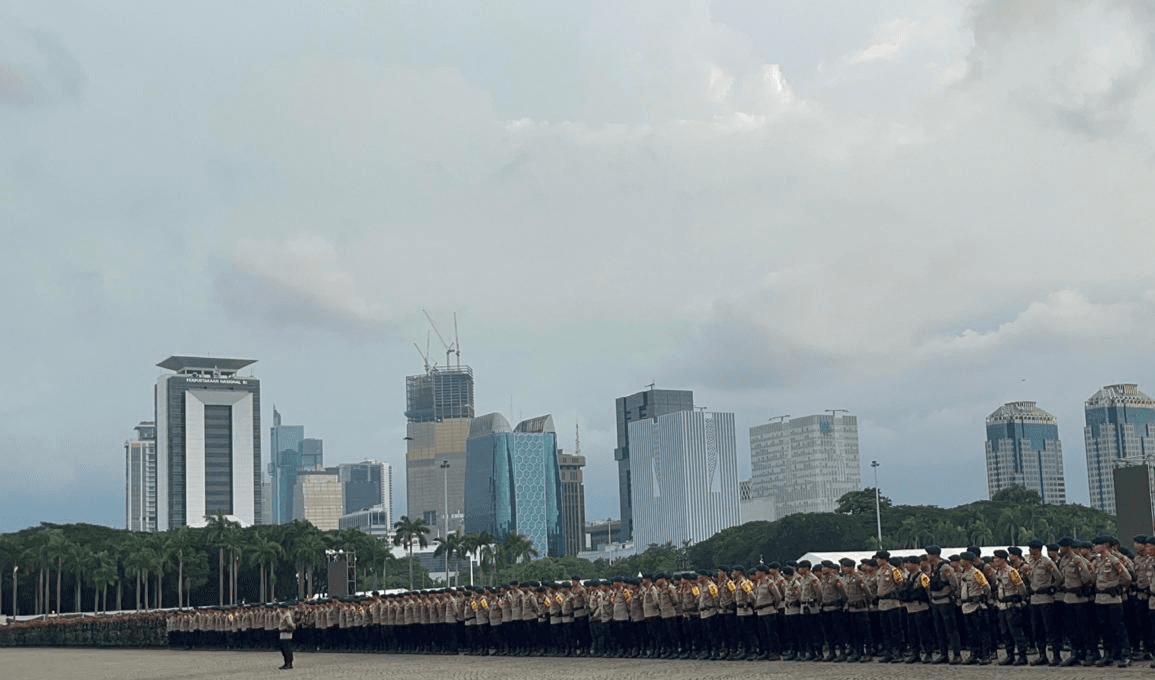 24.980 Personel Gabungan Disiagakan Amankan May Day Fiesta 2026 di Monas