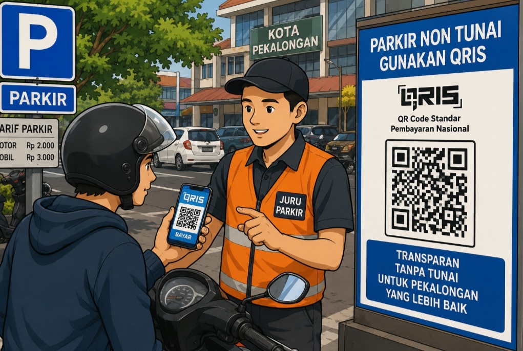 Pendapatan Parkir Kota Pekalongan Jadi Sorotan, QRIS Dinilai Kurangi Kebocoran