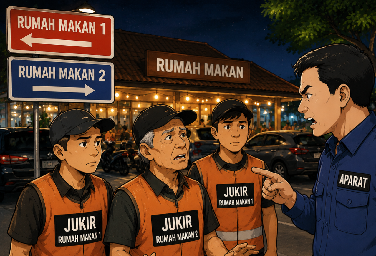 Cerita Jukir Pekalongan yang Mengaku Dimarahi dan Diancam Oknum Aparat
