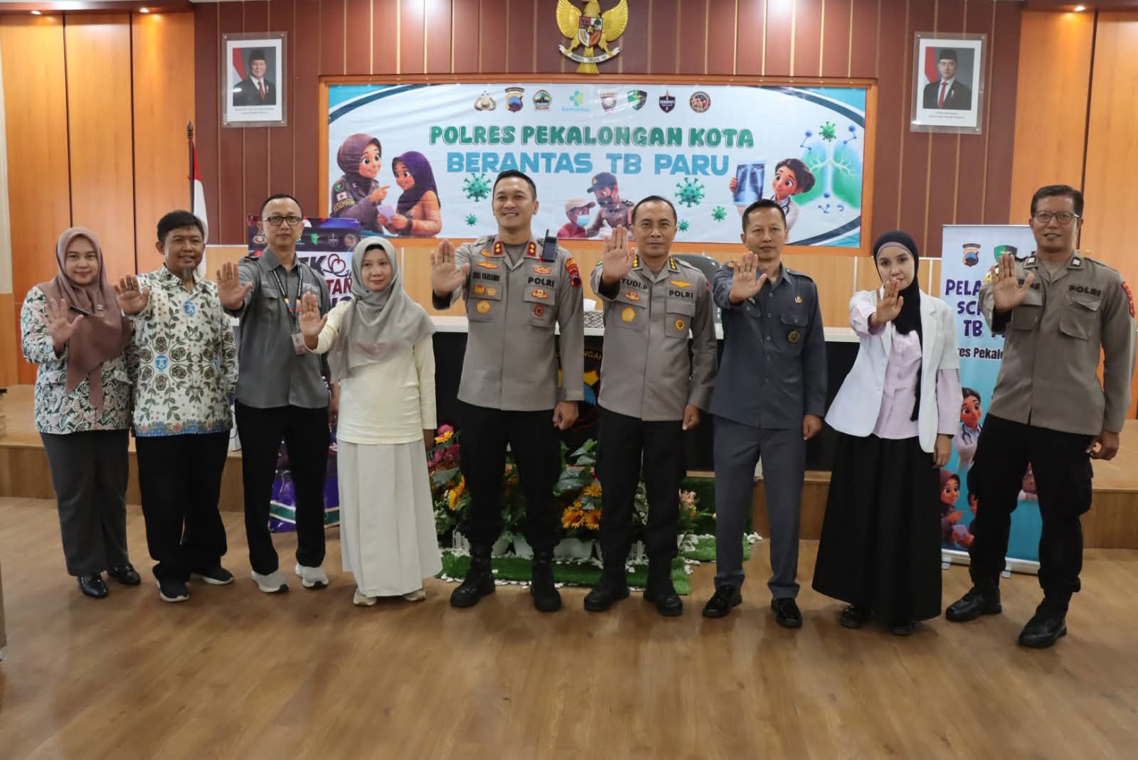 Kolaborasi Polisi dan Tenaga Kesehatan Percepat Penemuan Kasus TBC di Pekalongan