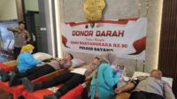 103 Pendonor Berpartisipasi dalam Donor Darah Hari Bhayangkara ke-80 di Polres Batang 103 Pendonor Berpartisipasi dalam Donor Darah Hari Bhayangkara ke-80 di Polres Batang