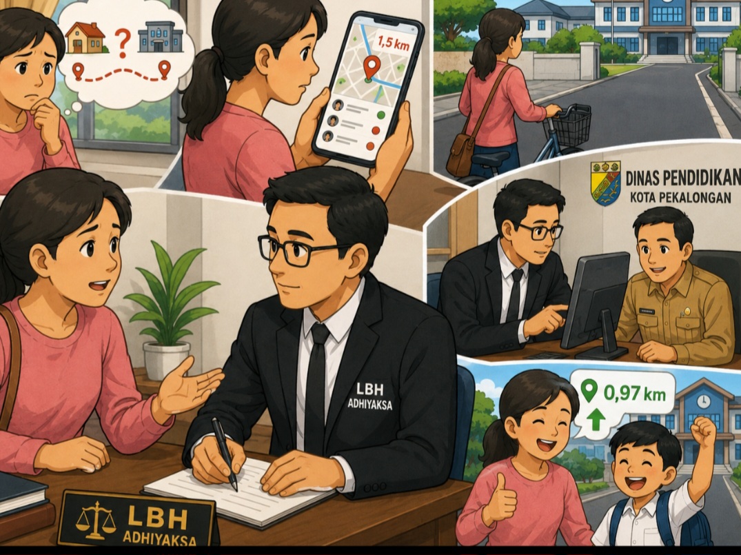 Diduga Salah Verifikasi Jarak, Orang Tua Calon Siswa Datangi LBH Adhiyaksa