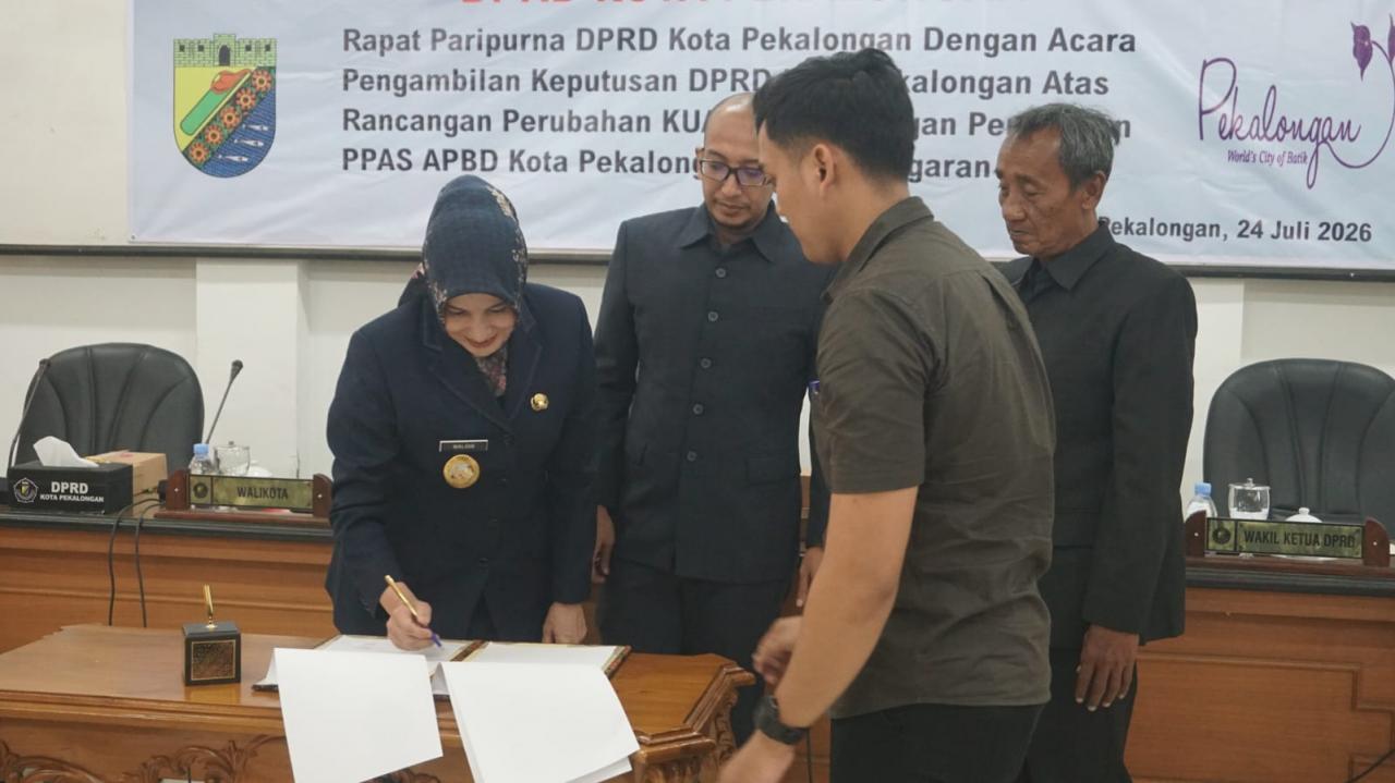 DPRD-Pemkot Pekalongan Sahkan Perubahan KUA-PPAS 2026