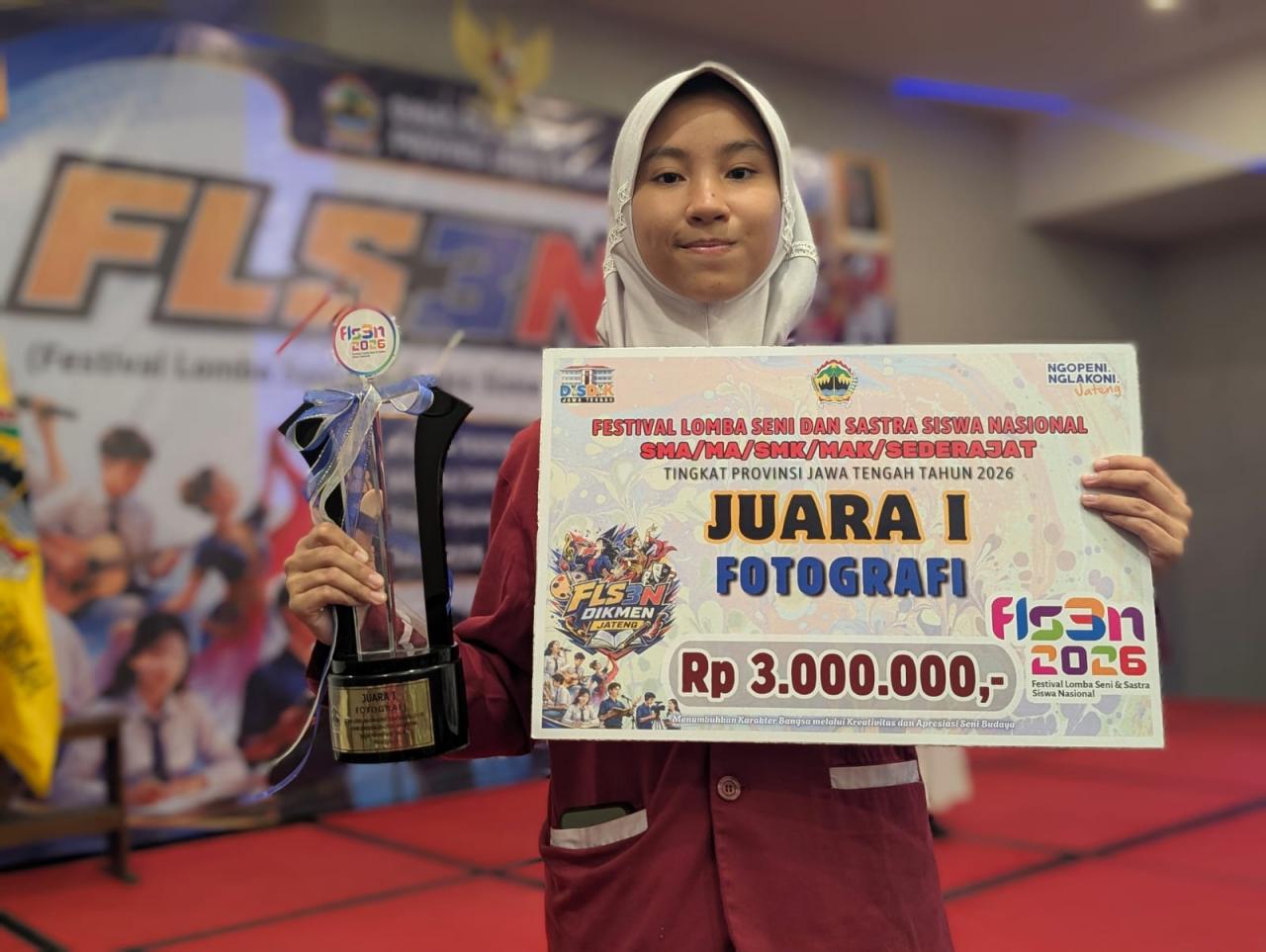 SMAN 1 Pekalongan Cetak Juara Fotografi FLS3N Jateng, Siap Berlaga di Nasional