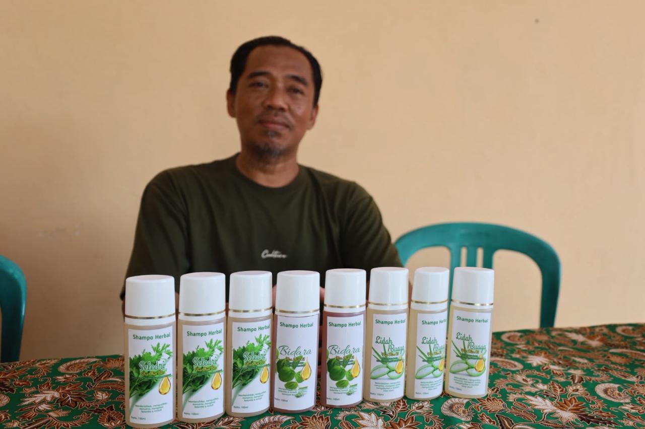 Panen Melimpah Tak Terbuang, Urban Farming Nawasena Pekalongan Olah Jadi Sampo Herbal