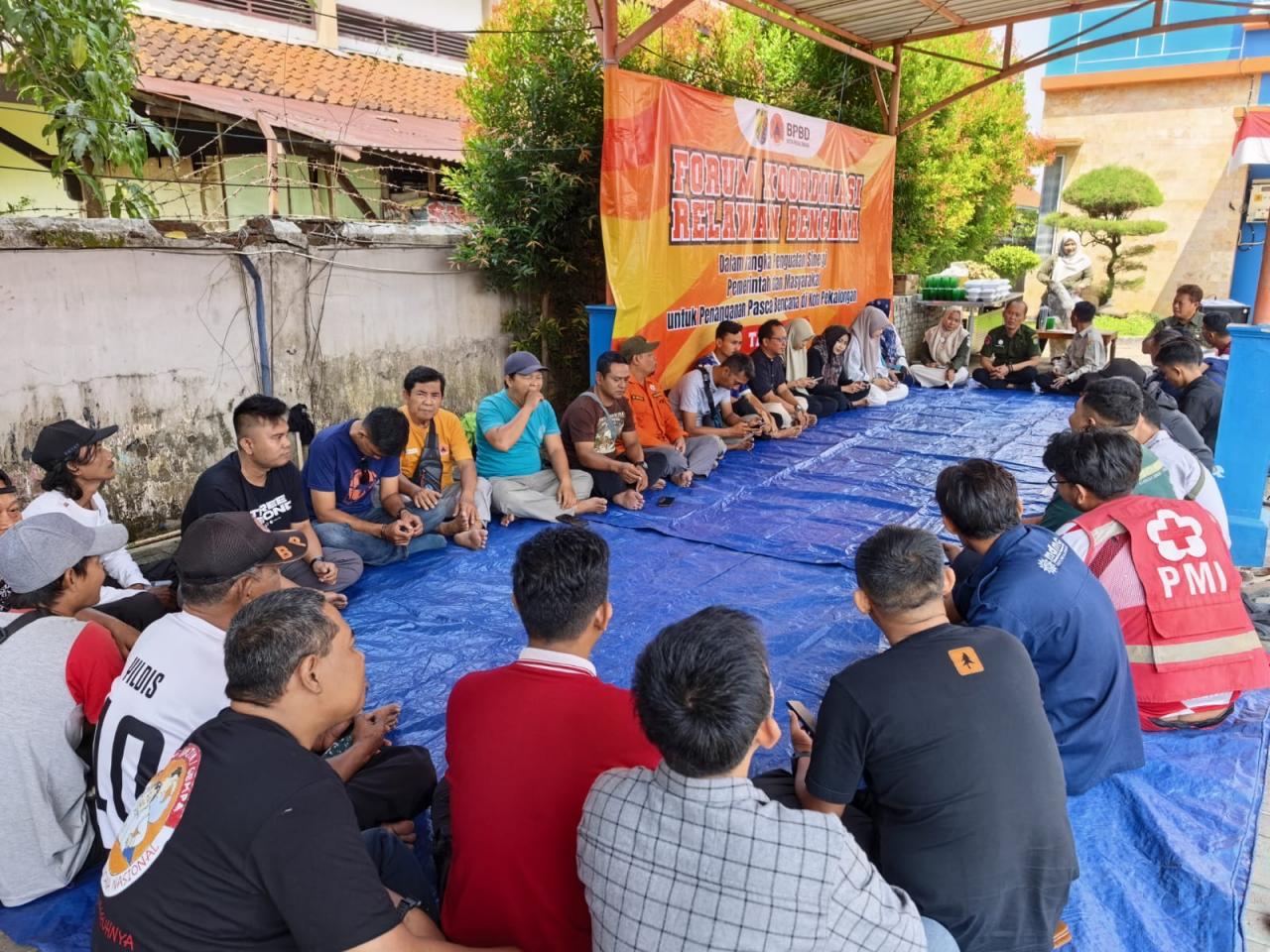 BPBD Pekalongan Gandeng Relawan Perkuat Koordinasi Penanganan Pascabencana