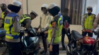 Patroli Skala Besar di Exit Tol Setono, Polisi Amankan 45 Kendaraan